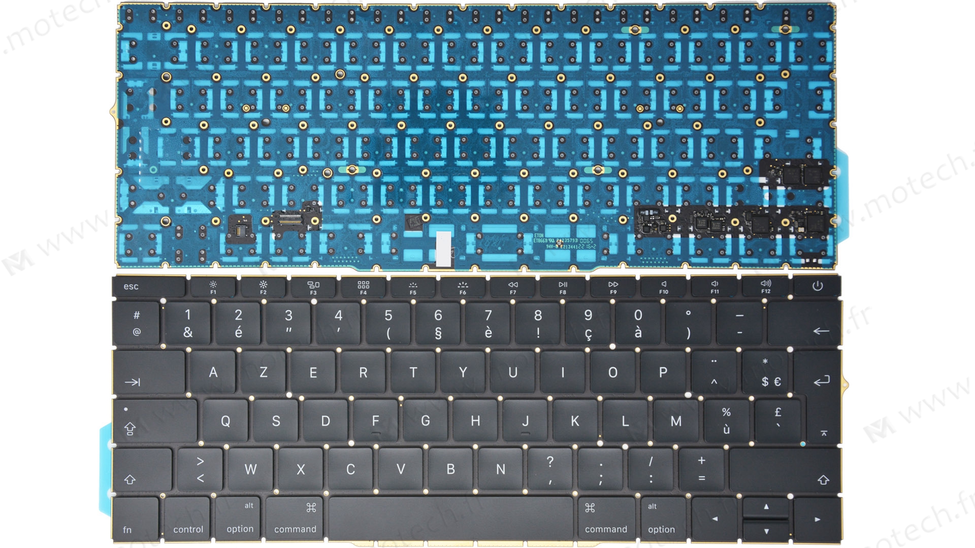 苹果 AZERTY Français 键盘, 苹果 MacBook Pro 13 A1708 2017 内置键盘, 苹果 MacBook Pro 13 A1708 2017 原装键盘, 苹果 ETON ET866B P423579B 94V-0 E213441, 键盘 New,