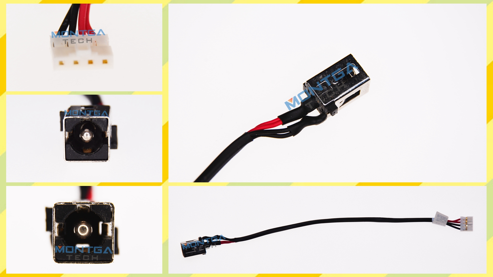 Cable Length: Buy 2 Piece Cables New Laptop for Toshiba P75 P75 L50 CB35 C40A L50-B L50D-B L50T-B DC Jack Power Socket Charging Connector Port 