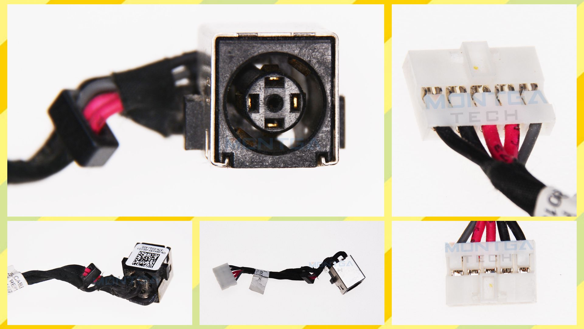 Dell E7450 charging connector, Dell E7450 DC Power Jack, Dell E7450 DC IN Cable, Dell E7450 Power Jack, Dell E7450 plug, Dell E7450 Jack socket, Dell E7450 connecteur de charge, 