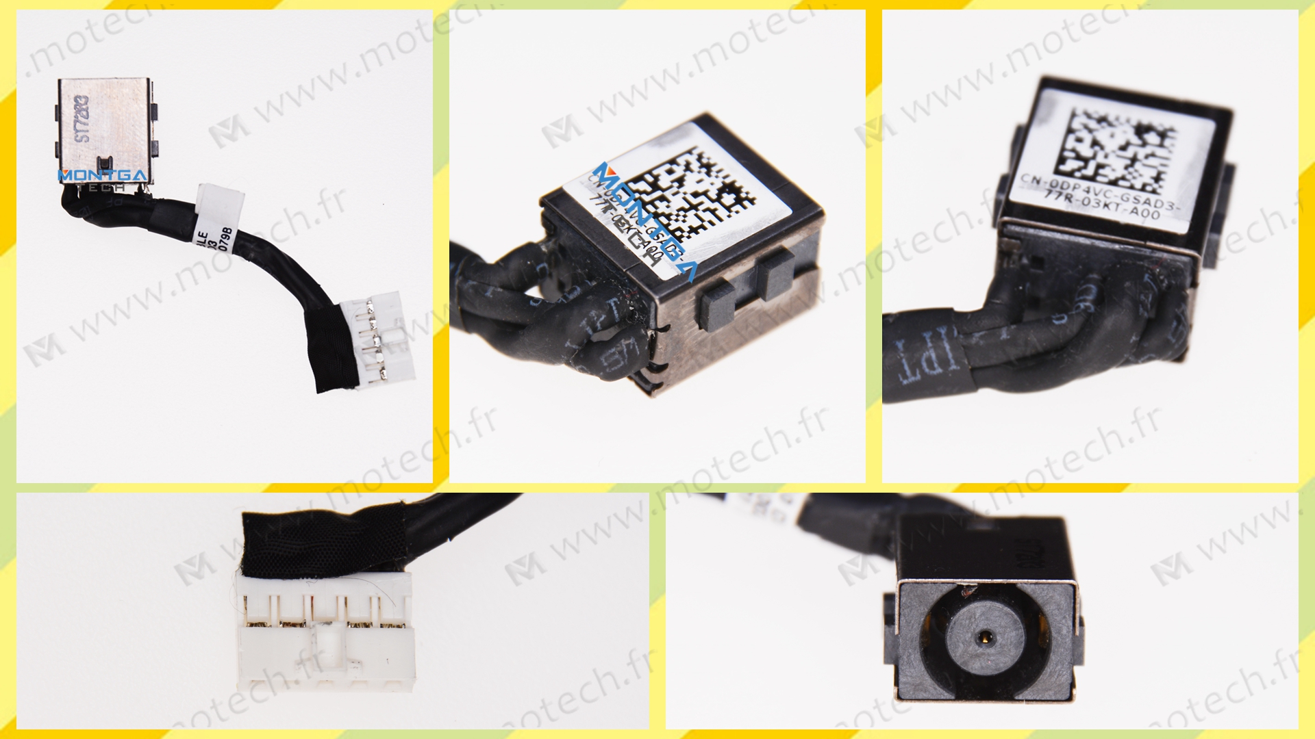 Dell 7380 charging connector, Dell 7380 DC Power Jack, Dell 7380 DC IN Cable, Dell 7380 Power Jack, Dell 7380 plug, Dell 7380 Jack socket, Dell 7380 connecteur de charge, 