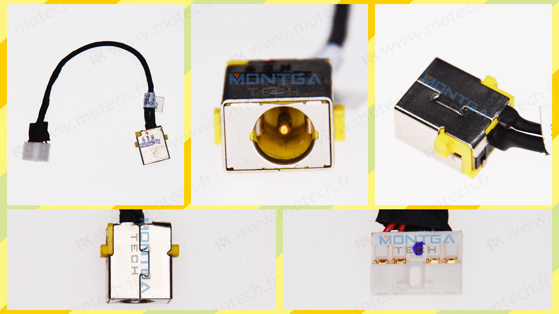 Gateway ID59 charging connector, Gateway ID59 DC Power Jack, Gateway ID59 DC IN Cable, Gateway ID59 Power Jack, Gateway ID59 plug, Gateway ID59 Jack socket, Gateway ID59 connecteur de charge, 