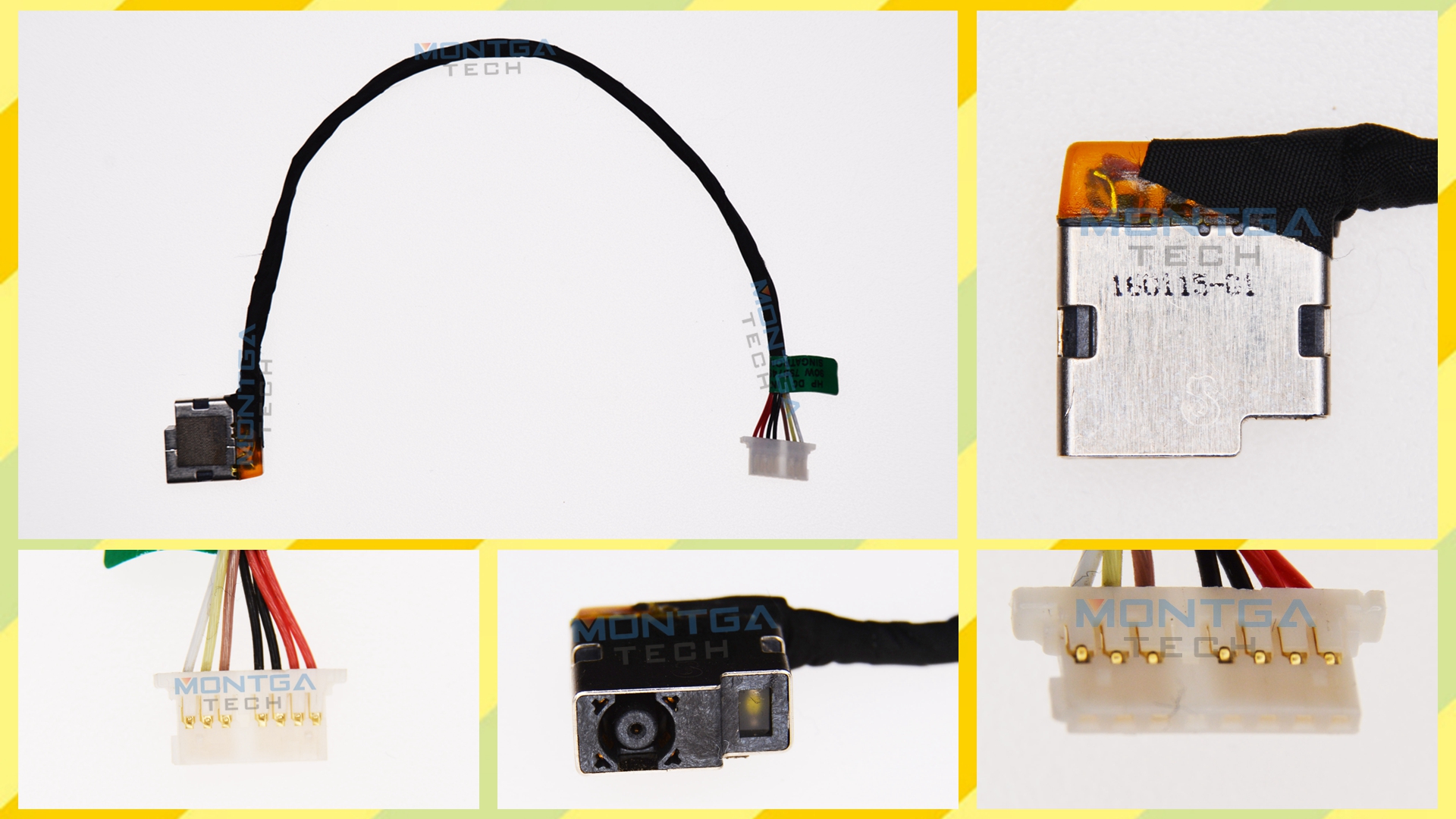 HP 17-AC002TX DC Jack, DC IN Câble HP 17-AC002TX, HP 17-AC002TX Jack alimentation, HP 17-AC002TX Power Jack, HP 17-AC002TX Prise Connecteur, HP 17-AC002TX Connecteur alimentation, HP 17-AC002TX connecteur de charge, 