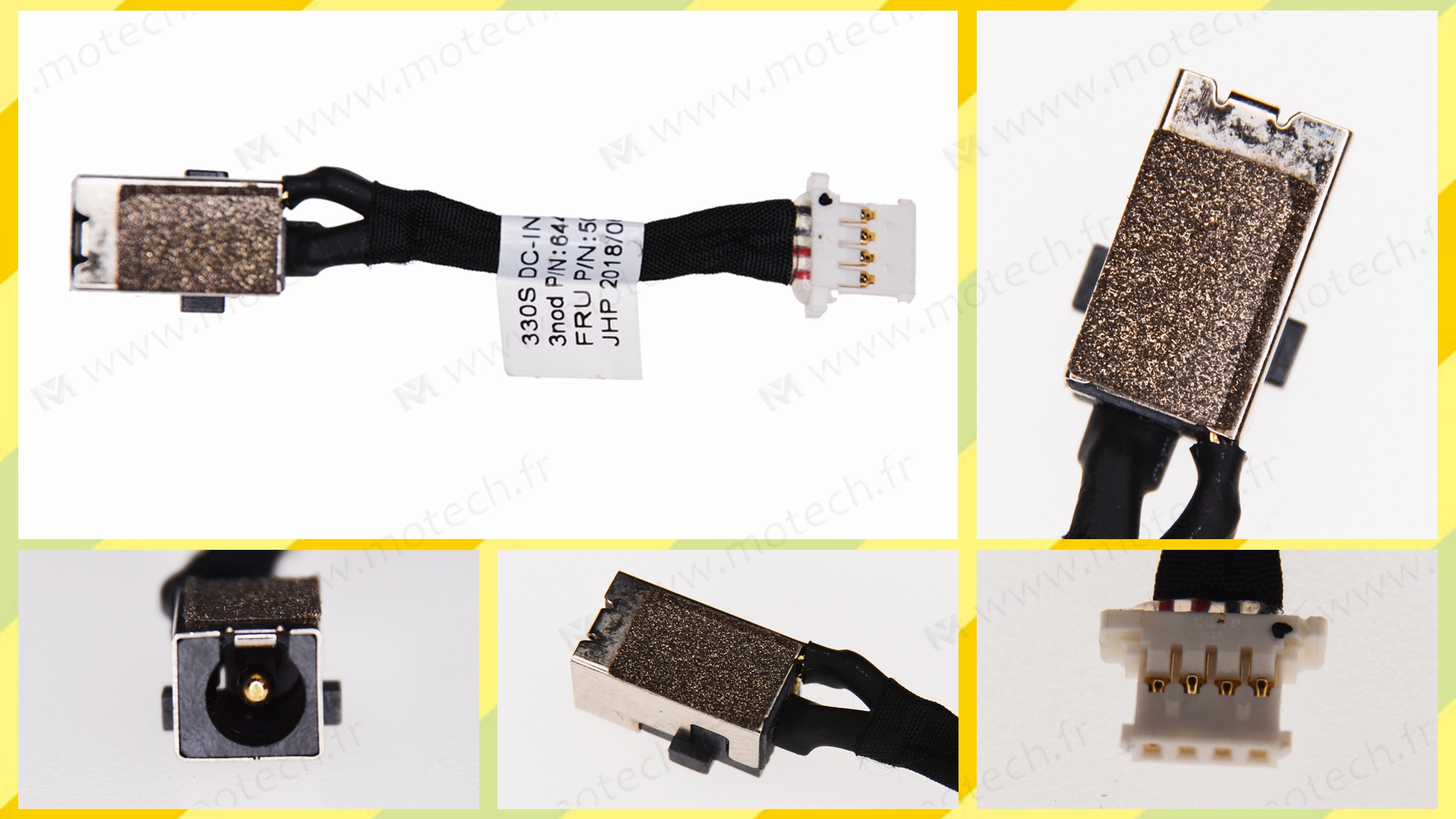 Gintai Câble de rechange pour prise jack CC pour Lenovo 39,6 cm 330s-15ARR 330S-15IKB 330s-14AST 330s-15AST 5C10R07521 