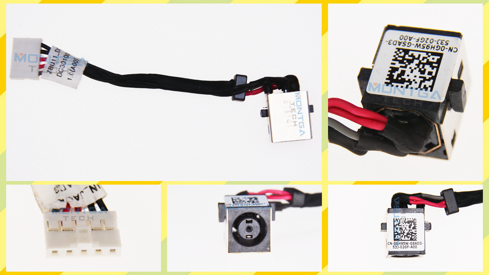 Dell E7450 charging connector, Dell E7450 DC Power Jack, Dell E7450 DC IN Cable, Dell E7450 Power Jack, Dell E7450 plug, Dell E7450 Jack socket, Dell E7450 connecteur de charge, 