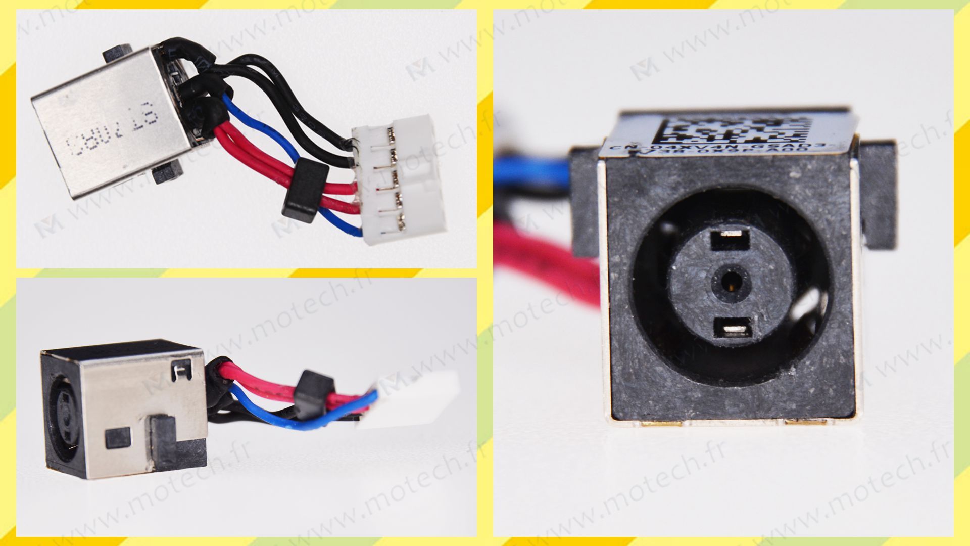 Dell E5470 charging connector, Dell E5470 DC Power Jack, Dell E5470 DC IN Cable, Dell E5470 Power Jack, Dell E5470 plug, Dell E5470 Jack socket, Dell E5470 connecteur de charge, 