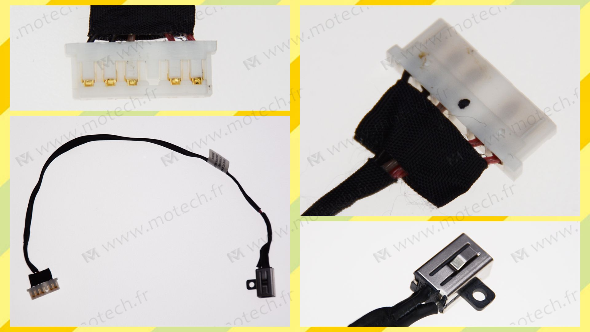 Dell 7572 DC Jack, DC IN Câble Dell 7572, Dell 7572 Jack alimentation, Dell 7572 Power Jack, Dell 7572 Prise Connecteur, Dell 7572 Connecteur alimentation, Dell 7572 connecteur de charge, 