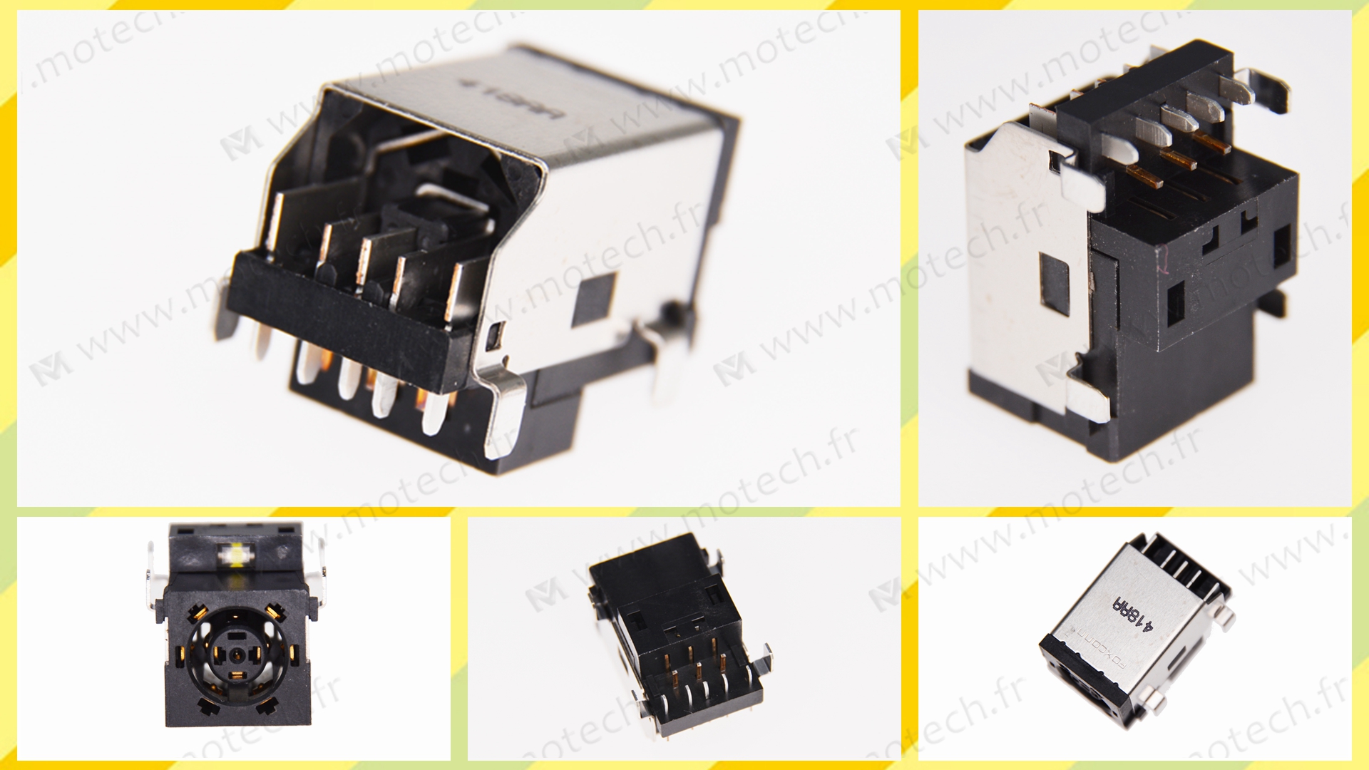 Dell 1736 charging connector, Dell 1736 DC Power Jack, Dell 1736 Power Jack, Dell 1736 plug, Dell 1736 Jack socket, Dell 1736 connecteur de charge, 