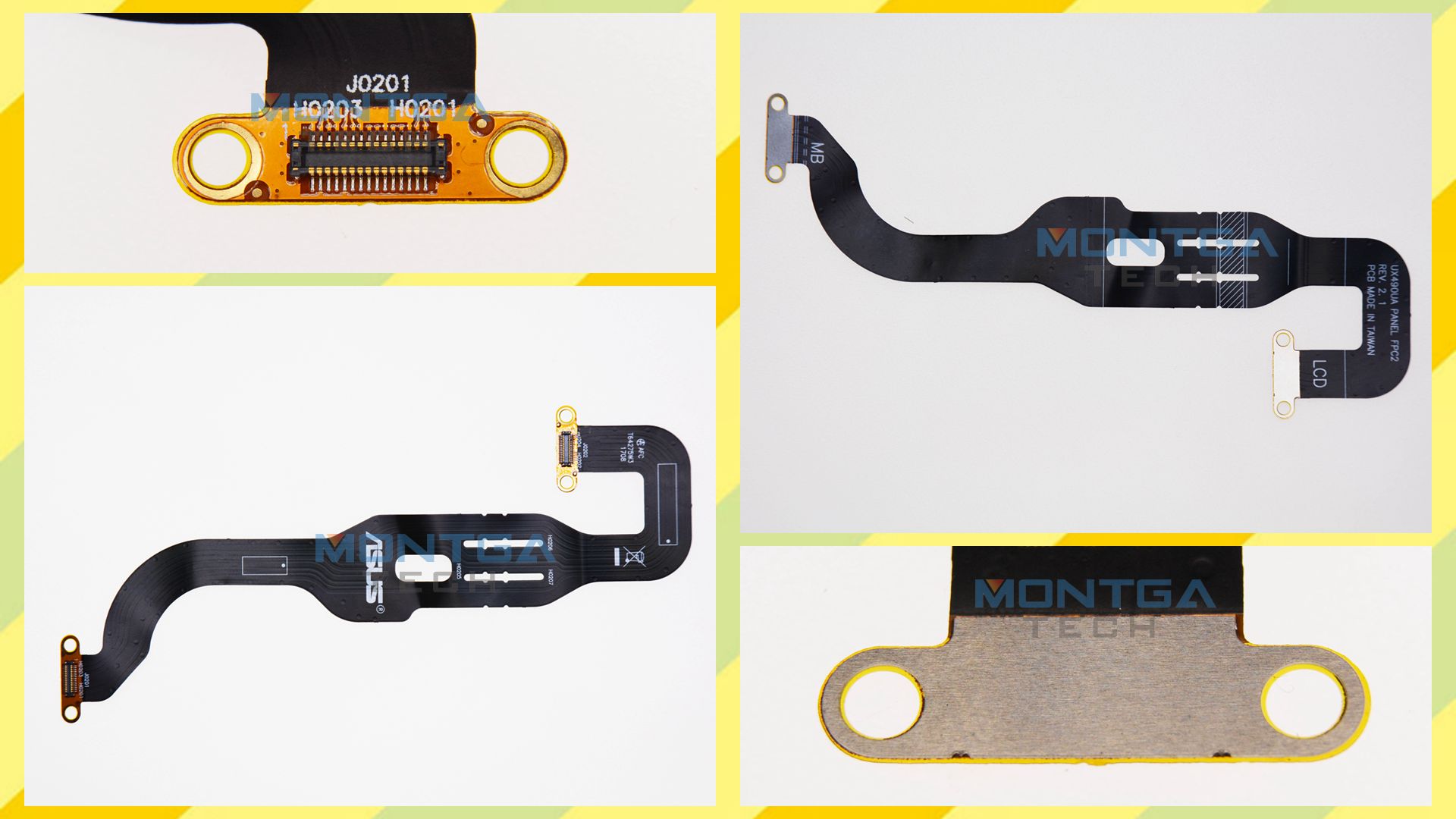 Asus UX490UA LCD Cable, Asus UX490UA cable video, Asus UX490UA PANEL PCB cable, Asus UX490UA screen cable, 